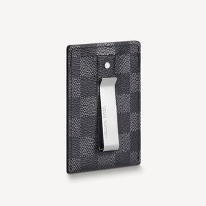 LV PINCE CARD HOLDER WITH BILL CLIP